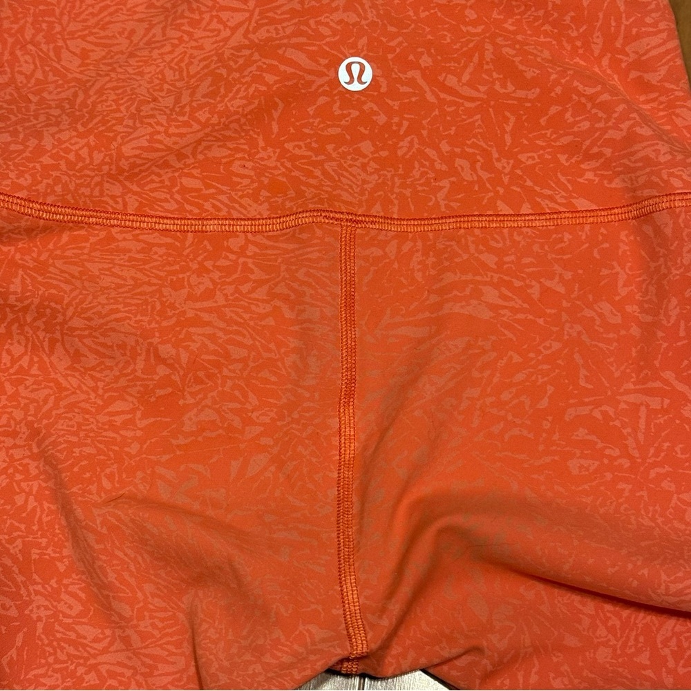 LULULEMON Wunder Train High-Rise Tight 25"
Crunch Warm Coral Orange size 4 - Picture 4 of 6
